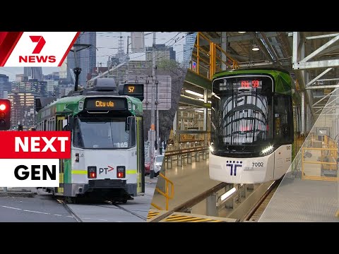 The first of 100 new G-class trams has just been unveiled in Melbourne | 7NEWS