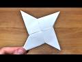 How To Make A Paper Ninja Star Shuriken Origami