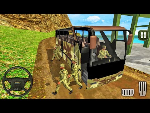 US Army Bus Driver 2020 - Real Soldier Transport Simulator - Android Gameplay