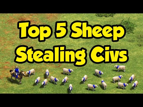 Top 5 Sheep Stealing Civilizations [AoE2]