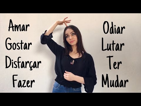 The 50 most used verbs in Libras