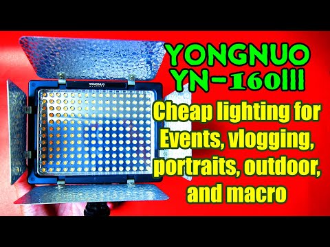 Распаковка Yongnuo YN-160 III