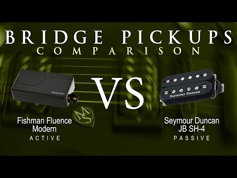 Fishman FLUENCE MODERN vs Seymour Duncan JB SH-4 - Bridge Pickup Guitar Tone Comparison Demo