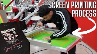 SCREEN PRINTING T Shirts From Start To Finish!