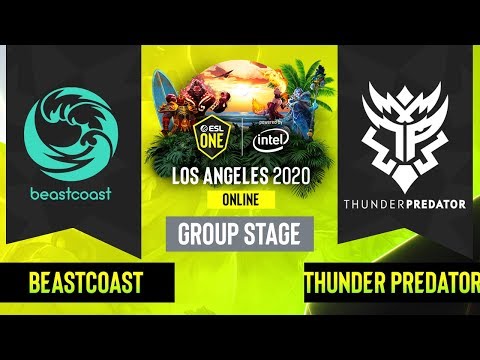 Dota2 - Beastcoast vs. Thunder Predator - Game 3 - Group Stage - SA - ESL One Los Angeles