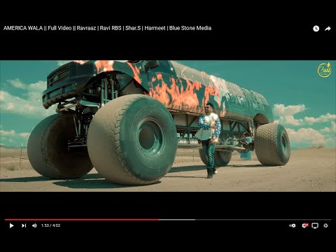 AMERICA WALA || Full Video || Ravraaz | Ravi RBS | Shar.S | Harmeet | Blue Stone Media