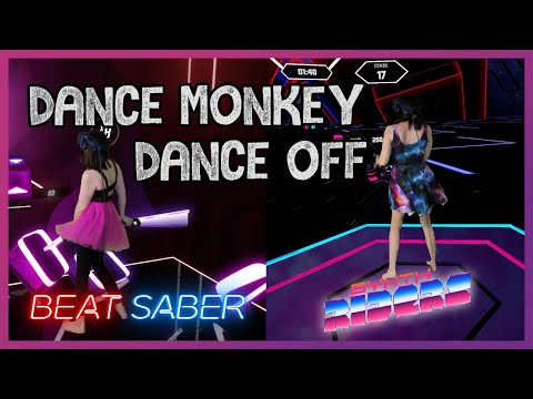 Battle of the Dances VR Style: BEAT SABER vs SYNTH RIDERS - Dance Monkey
