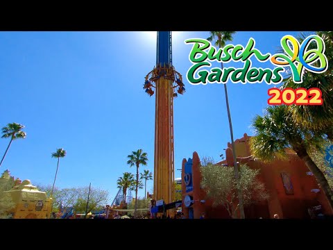 Busch Gardens 2022 Tampa, Florida | Walkthrough Tour