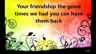 Simple Plan ~ Thank You lyrics