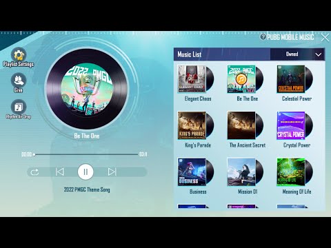 Be The One 2022 PMGC Theme Song PUBG Mobile