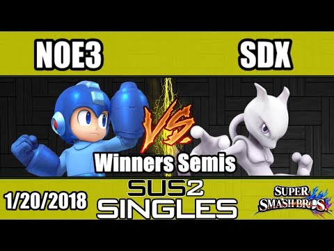 Syracuse - SUS 2 - Noe3 (Mega Man) Vs. SDX (Mewtwo) - Winners Semis