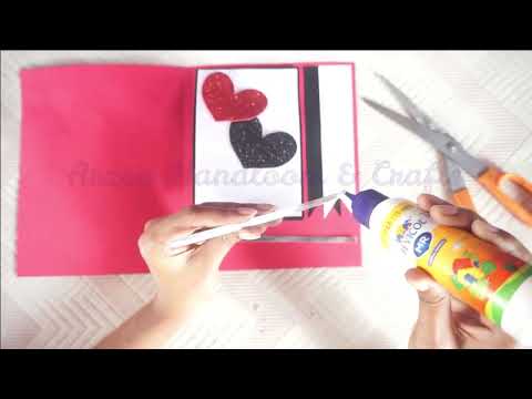 Handmade birthday card for gf/bf/ husband/wife  | DIY Birthday card idea | Complete tutorial