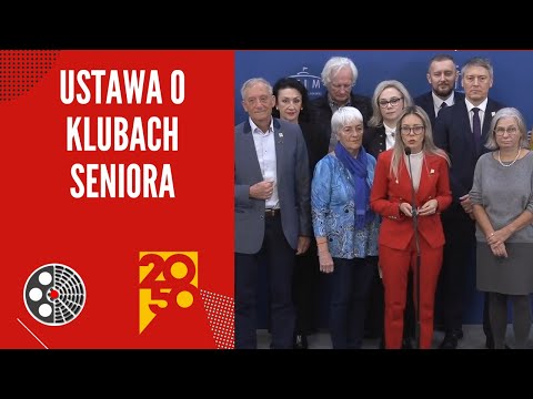 [PL2050]: A. Buczyńska - Ustawa o Klubach Seniora