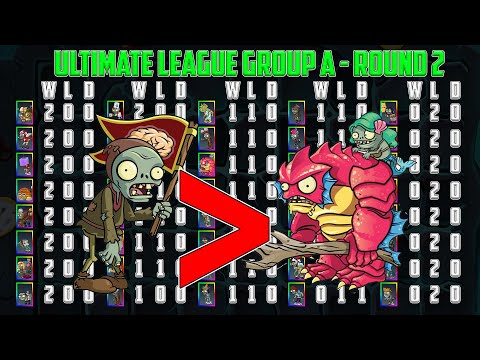 Ultimate League Group A Round 2 - Plants vs Zombies 2 MOD - Peasant Flag Upsets Deap Sea Gargantuar