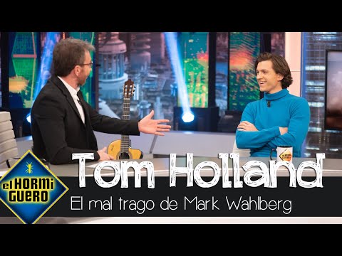 Pablo Motos revela a Tom Holland el mal trago de Mark Wahlberg en su última visita - El Hormiguero