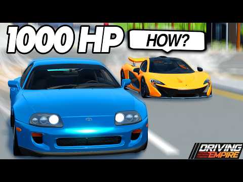 I Built A Sleeper SUPRA To Beat Supercars In Driving Empire!