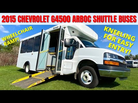 NOW AVAILABLE! - 2015 Chevrolet G4500 ARBOC Shuttle Buses - Signature Truck Center