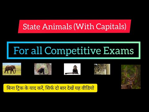 State Animals and Capitals