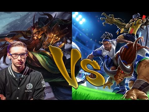 Bjergsen - Tryndamere vs Lucian - 1 vs 1