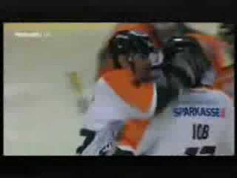 Linz vs Graz (EBEL 28.9.2008) - Ivo Jan scores for 0:1