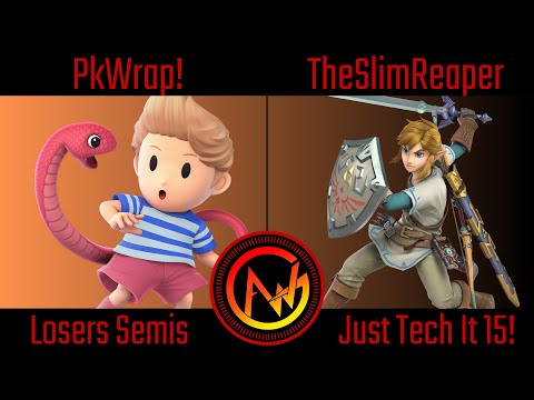 AWG Just Tech It 15 Losers Semis - PkWrap!(Lucas) Vs TheSlimReaper (Link) Smash Ultimate - SSBU