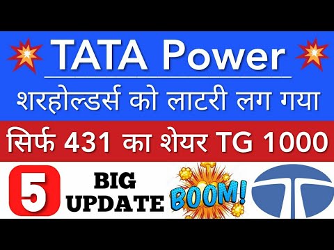 TATA POWER SHARE LATEST NEWS 😇 TATA POWER SHARE NEWS TODAY • PRICE ANALYSIS • STOCK MARKET INDIA