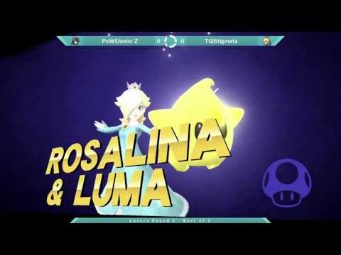 SOS32 Losers Top 8 - PoW!|Junior Z (Roy/Lucina) vs TG|Stigmata (Rosalina & Luma)