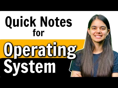 Operating System Notes for Tech Placements @ApnaCollegeOfficial
