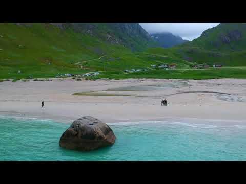 haukland beach lofoten