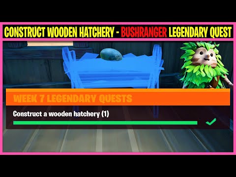 Construct a wooden hatchery (1) - Fortnite BUSHRANGER Legendary Quest