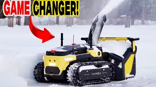 Check out the YARBO Robotic Snow Blower! Snow Removal Just Got a WHOLE Lot Easier!