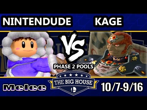 TBH6 SSBM - SPY | Nintendude (Ice Climbers) Vs. SNK | Kage (Ganondorf) Smash Melee Pools