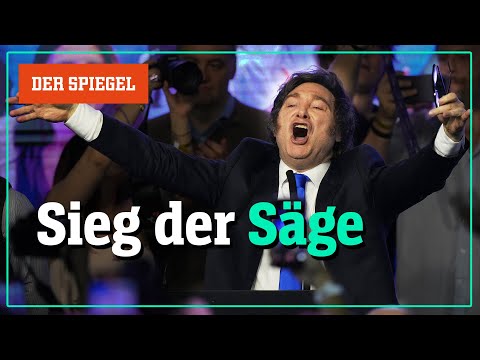 Wahlerfolg für Milei: Argentinien klammert sich an die Kettensäge – Shortcut | DER SPIEGEL