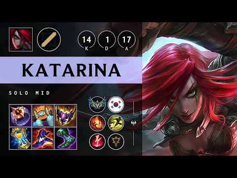 Katarina Mid vs Taliyah - KR Challenger Patch 25.21