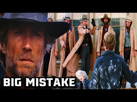 In the end, bullies who prey on the innocent alway | Clint Eastwood #movie #oldmovie #film 