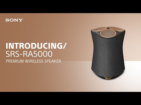 Sony SRS-RA5000 Premium Wireless Speaker with Ambient Room-Filling Sound