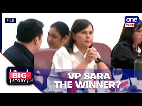 VP Sara seems to have came out the winner with all eyes on the corruption probe — Heydarian