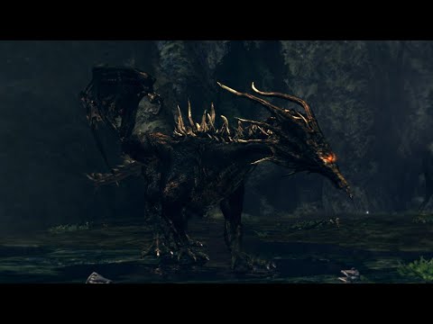 Dark Souls: Remastered - Black Dragon Kalameet - Boss Fight on New Game Plus