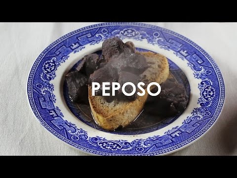Peposo: beef, pepper, and red wine stew