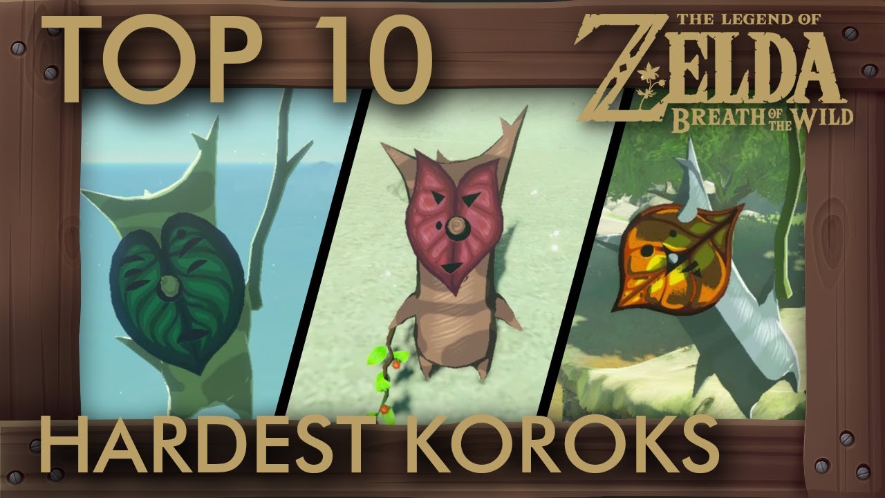 TOP 10 Hardest Korok Seeds in Zelda Breath of the Wild