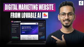 I Built a Full Digital Marketing Website in 5 Minutes Using Lovable AI