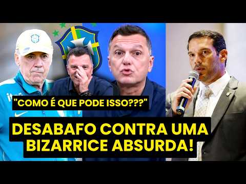 “MERMÃO, ISSO É UMA BRINCADEIRA!!! COMO É QUE PODE??? A CBF…” OLHA o que MAURO CEZAR CRITICOU!