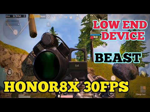 Honor8x pubg  30 FPS + GFXTOOL | LOW END DEVICE BEST CLUTCH & SPRAY | PUBG MONTAGE