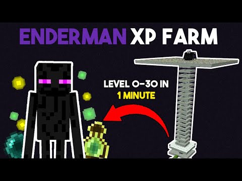 Humoky - ENDERMAN/ XP Farm in Minecraft⛏️[Tutorial]