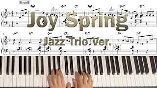 Joy Spring(Clifford Brown) Jazz Trio Ver. | standard | 재즈피아노 | 악보sheet music