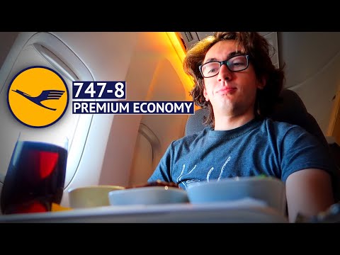 Lufthansa B747-8 Premium Economy - Frankfurt to Los Angeles