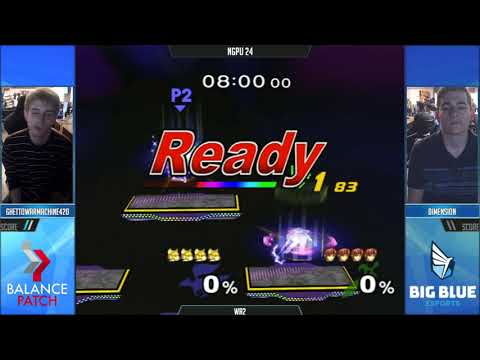 NGPU 24 SSBM - GWM420 (Fox) vs. Dimension (Marth) - Melee WR3