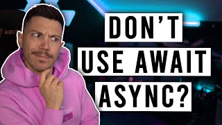 Download the video "When You Shouldn't Use Await Async in .NET"