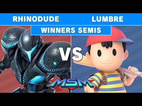 MSM Online 1 - Rhinodude (Samus) Vs Lumbre (Ness) Winners Semis - Smash Ultimate