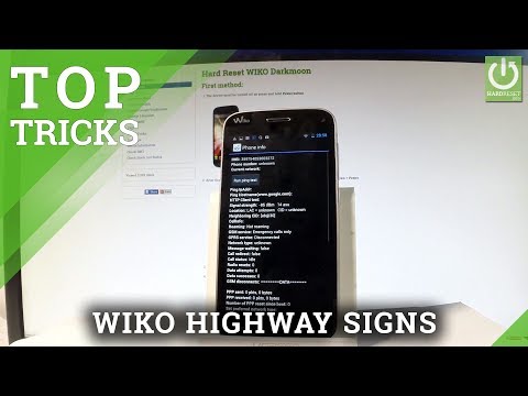 Open Testing Menu in WIKO Darkmoon - Hidden Feature / Tricks